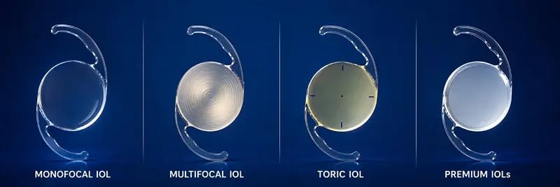 Intraocular Lens IOL options for cataract surgery in Dubai at DRHC