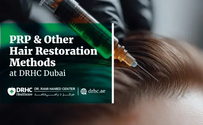 PRP & Other Hair Restoration Methods at DRHC Dubai